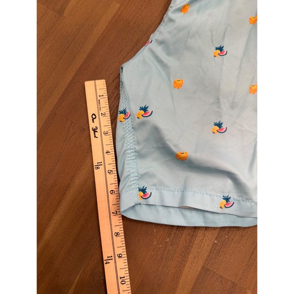 Billabong All Day Layback Board Shorts Mens XL Blue Tropical Fruit Print Trunks - Picture 4 of 6